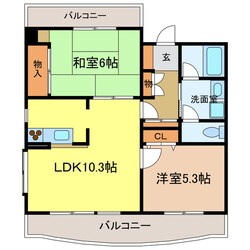 グラン・プラースの物件間取画像